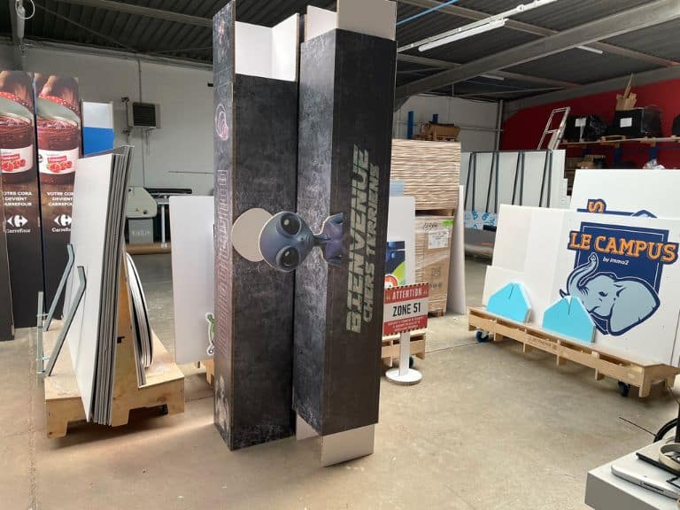 mobilier carton reboard quadriptyque