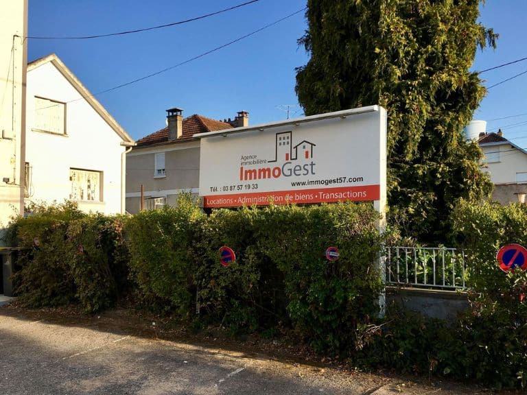 panneau publicitaire immogest